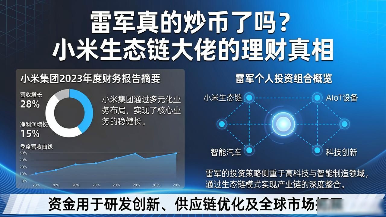 雷军投资理念与数字货币_雷军投数字货币_雷军是否重仓数字货币